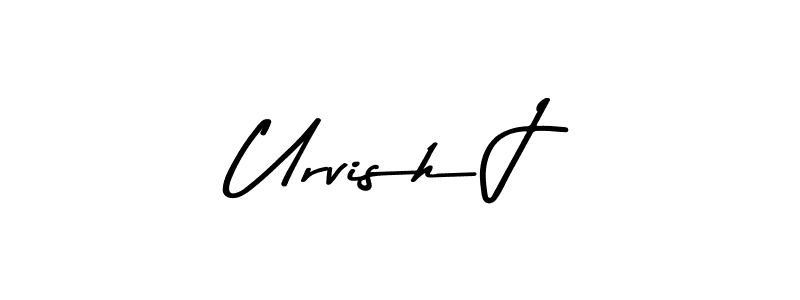 if you are searching for the best signature style for your name Urvish J. so please give up your signature search. here we have designed multiple signature styles  using Asem Kandis PERSONAL USE. Urvish J signature style 9 images and pictures png
