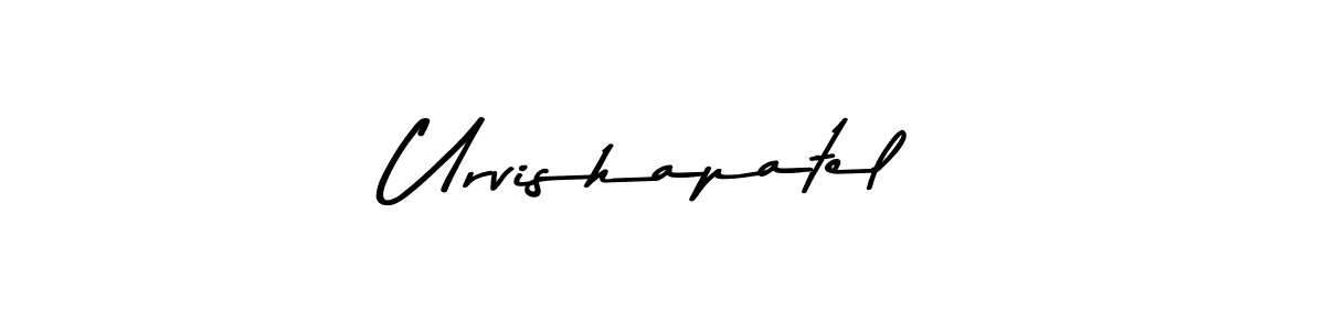 if you are searching for the best signature style for your name Urvishapatel. so please give up your signature search. here we have designed multiple signature styles  using Asem Kandis PERSONAL USE. Urvishapatel signature style 9 images and pictures png