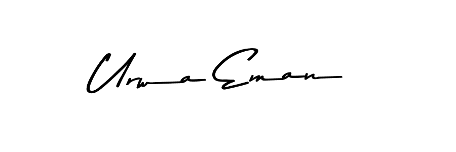 How to make Urwa Eman signature? Asem Kandis PERSONAL USE is a professional autograph style. Create handwritten signature for Urwa Eman name. Urwa Eman signature style 9 images and pictures png