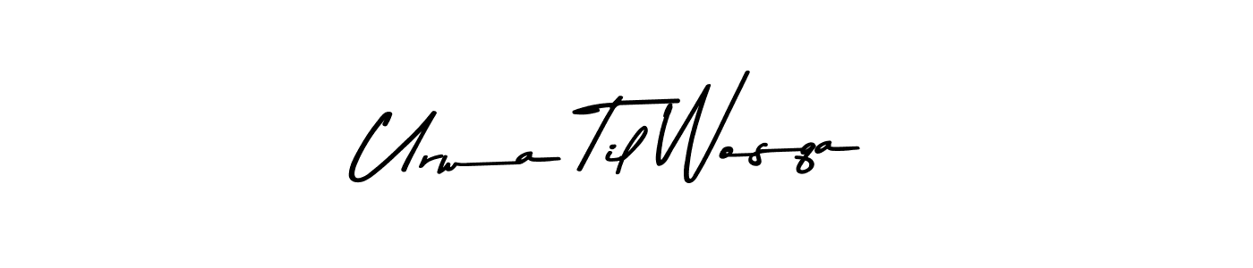 How to Draw Urwa Til Wosqa signature style? Asem Kandis PERSONAL USE is a latest design signature styles for name Urwa Til Wosqa. Urwa Til Wosqa signature style 9 images and pictures png