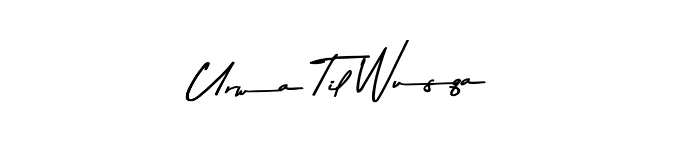 Similarly Asem Kandis PERSONAL USE is the best handwritten signature design. Signature creator online .You can use it as an online autograph creator for name Urwa Til Wusqa. Urwa Til Wusqa signature style 9 images and pictures png