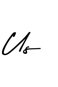 Make a beautiful signature design for name Us. With this signature (Asem Kandis PERSONAL USE) style, you can create a handwritten signature for free. Us signature style 9 images and pictures png