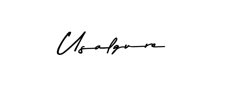 Here are the top 10 professional signature styles for the name Usalgure. These are the best autograph styles you can use for your name. Usalgure signature style 9 images and pictures png