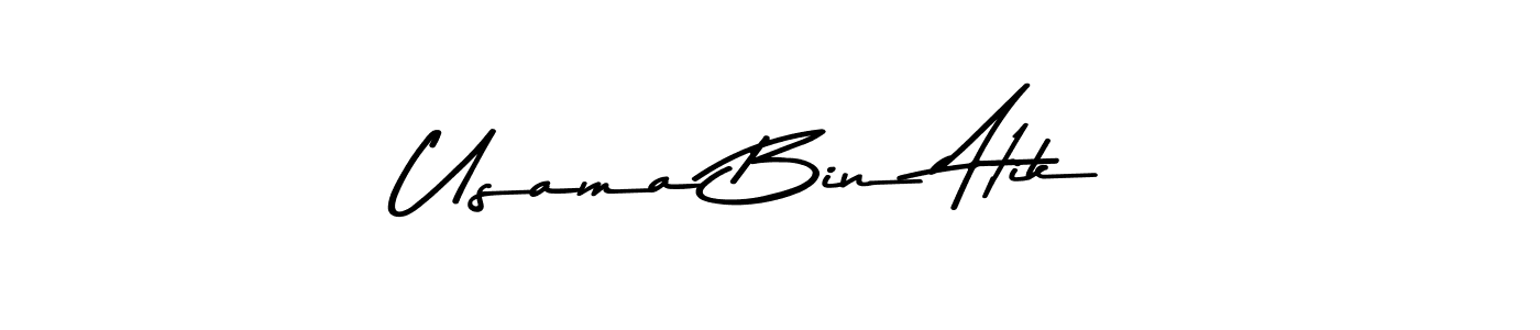 Here are the top 10 professional signature styles for the name Usama Bin Atik. These are the best autograph styles you can use for your name. Usama Bin Atik signature style 9 images and pictures png