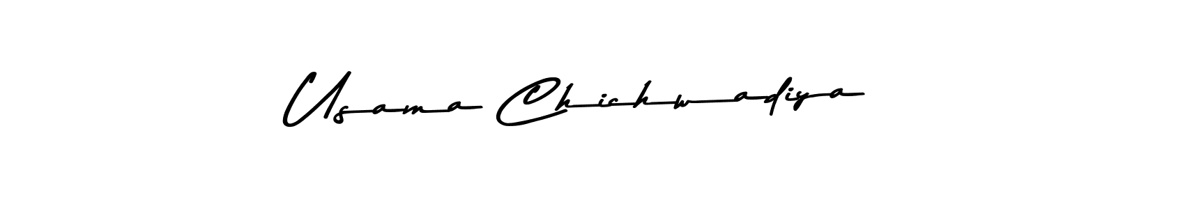 You should practise on your own different ways (Asem Kandis PERSONAL USE) to write your name (Usama Chichwadiya) in signature. don't let someone else do it for you. Usama Chichwadiya signature style 9 images and pictures png