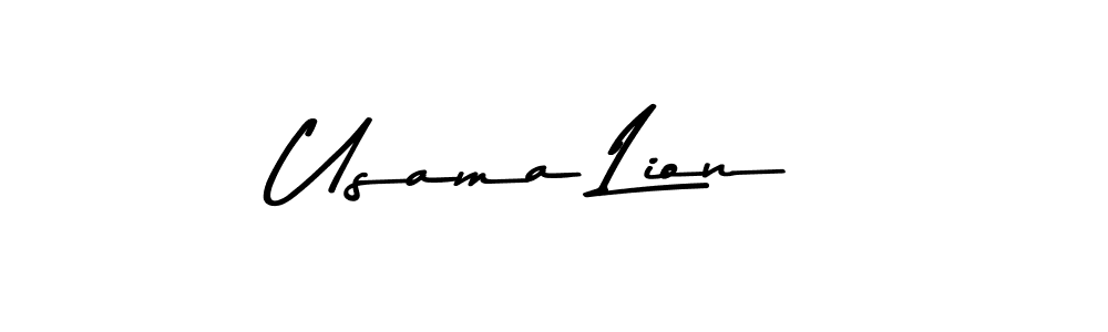 Make a beautiful signature design for name Usama Lion. Use this online signature maker to create a handwritten signature for free. Usama Lion signature style 9 images and pictures png