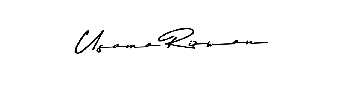 Make a beautiful signature design for name Usama Rizwan. With this signature (Asem Kandis PERSONAL USE) style, you can create a handwritten signature for free. Usama Rizwan signature style 9 images and pictures png