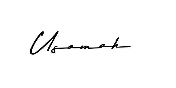 Create a beautiful signature design for name Usamah. With this signature (Asem Kandis PERSONAL USE) fonts, you can make a handwritten signature for free. Usamah signature style 9 images and pictures png