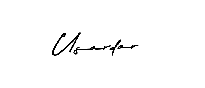 Also You can easily find your signature by using the search form. We will create Usardar name handwritten signature images for you free of cost using Asem Kandis PERSONAL USE sign style. Usardar signature style 9 images and pictures png