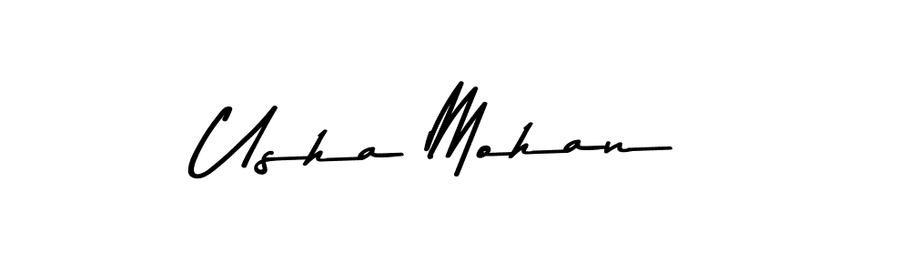 It looks lik you need a new signature style for name Usha Mohan. Design unique handwritten (Asem Kandis PERSONAL USE) signature with our free signature maker in just a few clicks. Usha Mohan signature style 9 images and pictures png