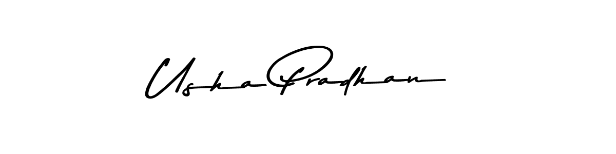 Also You can easily find your signature by using the search form. We will create Usha Pradhan name handwritten signature images for you free of cost using Asem Kandis PERSONAL USE sign style. Usha Pradhan signature style 9 images and pictures png