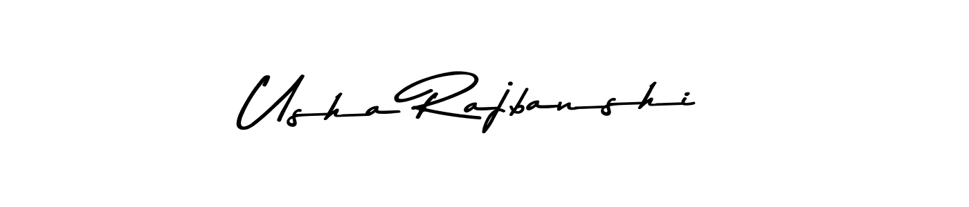 Design your own signature with our free online signature maker. With this signature software, you can create a handwritten (Asem Kandis PERSONAL USE) signature for name Usha Rajbanshi. Usha Rajbanshi signature style 9 images and pictures png