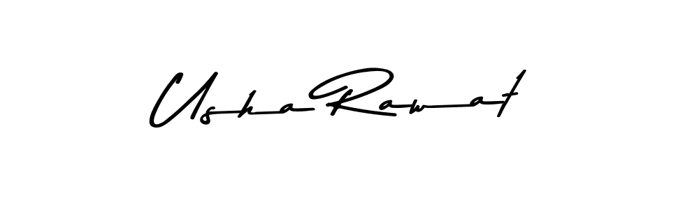 Similarly Asem Kandis PERSONAL USE is the best handwritten signature design. Signature creator online .You can use it as an online autograph creator for name Usha Rawat. Usha Rawat signature style 9 images and pictures png