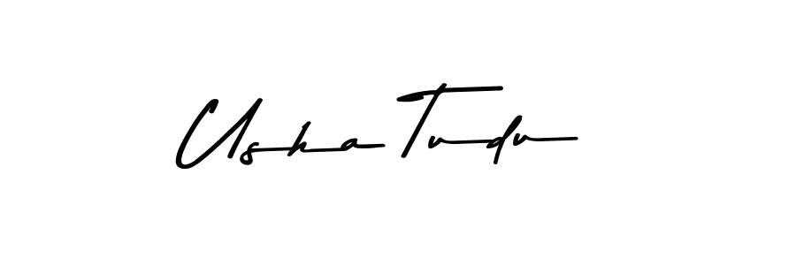 Make a beautiful signature design for name Usha Tudu. With this signature (Asem Kandis PERSONAL USE) style, you can create a handwritten signature for free. Usha Tudu signature style 9 images and pictures png
