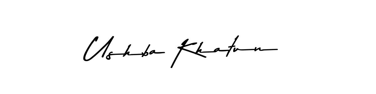 Once you've used our free online signature maker to create your best signature Asem Kandis PERSONAL USE style, it's time to enjoy all of the benefits that Ushba Khatun name signing documents. Ushba Khatun signature style 9 images and pictures png