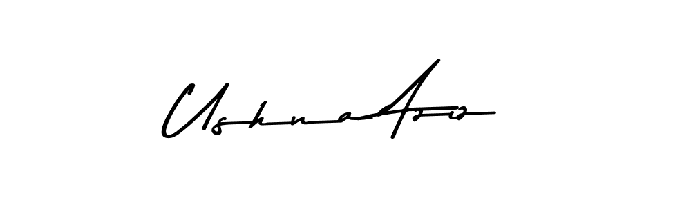 Best and Professional Signature Style for Ushna Aziz. Asem Kandis PERSONAL USE Best Signature Style Collection. Ushna Aziz signature style 9 images and pictures png