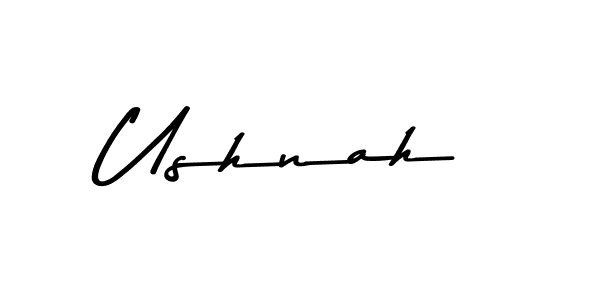 Similarly Asem Kandis PERSONAL USE is the best handwritten signature design. Signature creator online .You can use it as an online autograph creator for name Ushnah. Ushnah signature style 9 images and pictures png