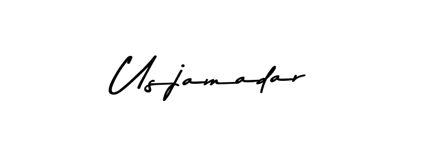 Use a signature maker to create a handwritten signature online. With this signature software, you can design (Asem Kandis PERSONAL USE) your own signature for name Usjamadar. Usjamadar signature style 9 images and pictures png
