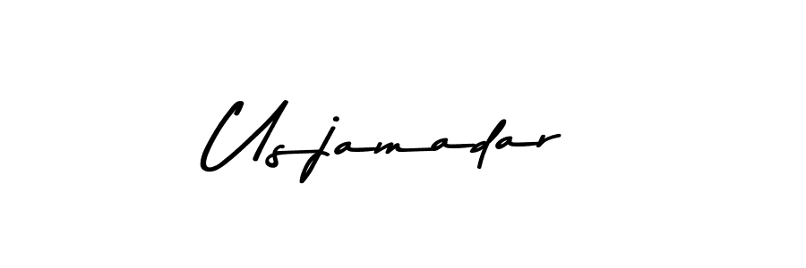 Use a signature maker to create a handwritten signature online. With this signature software, you can design (Asem Kandis PERSONAL USE) your own signature for name Usjamadar. Usjamadar signature style 9 images and pictures png