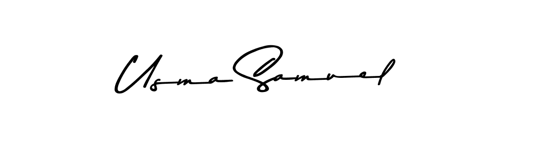 Similarly Asem Kandis PERSONAL USE is the best handwritten signature design. Signature creator online .You can use it as an online autograph creator for name Usma Samuel. Usma Samuel signature style 9 images and pictures png