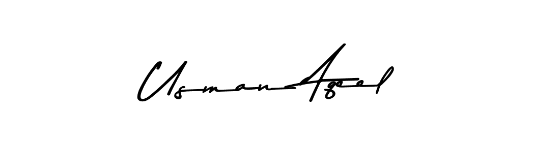 Also we have Usman Aqeel name is the best signature style. Create professional handwritten signature collection using Asem Kandis PERSONAL USE autograph style. Usman Aqeel signature style 9 images and pictures png