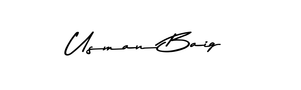 Similarly Asem Kandis PERSONAL USE is the best handwritten signature design. Signature creator online .You can use it as an online autograph creator for name Usman Baig. Usman Baig signature style 9 images and pictures png