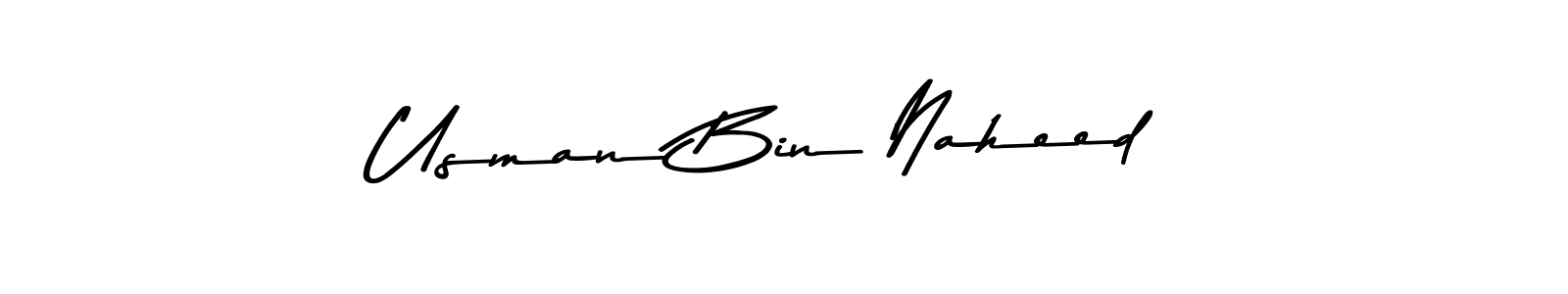 Make a beautiful signature design for name Usman Bin Naheed. Use this online signature maker to create a handwritten signature for free. Usman Bin Naheed signature style 9 images and pictures png