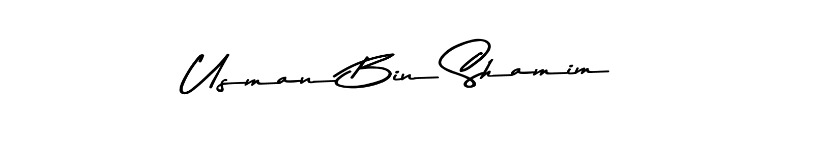 It looks lik you need a new signature style for name Usman Bin Shamim. Design unique handwritten (Asem Kandis PERSONAL USE) signature with our free signature maker in just a few clicks. Usman Bin Shamim signature style 9 images and pictures png