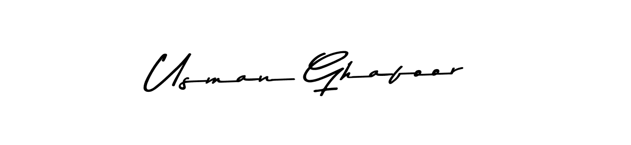 The best way (Asem Kandis PERSONAL USE) to make a short signature is to pick only two or three words in your name. The name Usman Ghafoor include a total of six letters. For converting this name. Usman Ghafoor signature style 9 images and pictures png