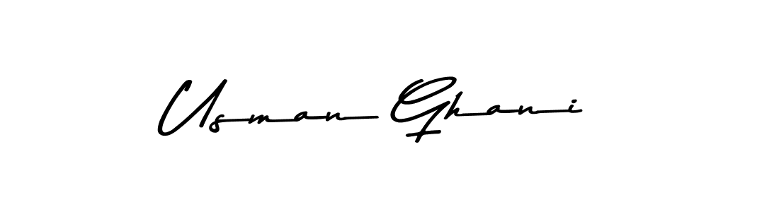 Usman Ghani stylish signature style. Best Handwritten Sign (Asem Kandis PERSONAL USE) for my name. Handwritten Signature Collection Ideas for my name Usman Ghani. Usman Ghani signature style 9 images and pictures png