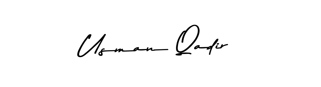 The best way (Asem Kandis PERSONAL USE) to make a short signature is to pick only two or three words in your name. The name Usman Qadir include a total of six letters. For converting this name. Usman Qadir signature style 9 images and pictures png