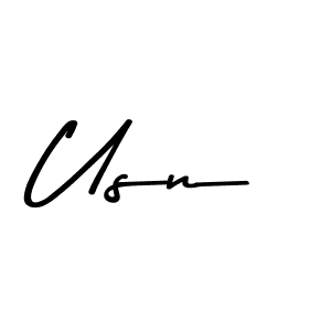 Also we have Usn name is the best signature style. Create professional handwritten signature collection using Asem Kandis PERSONAL USE autograph style. Usn signature style 9 images and pictures png