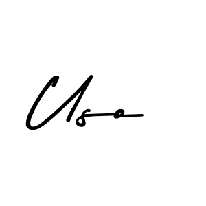 How to make Uso name signature. Use Asem Kandis PERSONAL USE style for creating short signs online. This is the latest handwritten sign. Uso signature style 9 images and pictures png