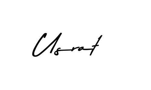 Make a beautiful signature design for name Usrat. With this signature (Asem Kandis PERSONAL USE) style, you can create a handwritten signature for free. Usrat signature style 9 images and pictures png