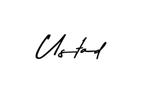 Create a beautiful signature design for name Ustad. With this signature (Asem Kandis PERSONAL USE) fonts, you can make a handwritten signature for free. Ustad signature style 9 images and pictures png
