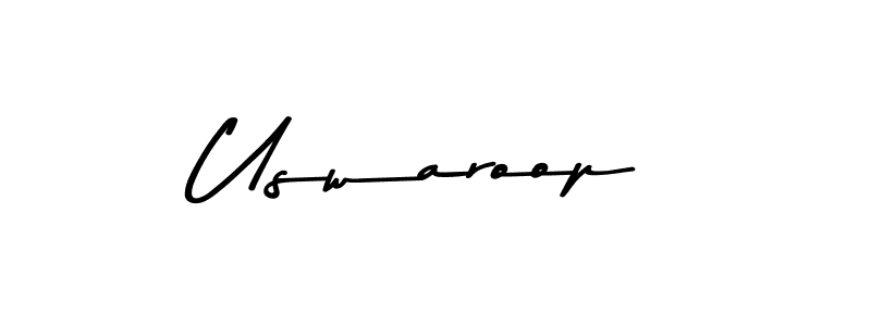Also we have Uswaroop name is the best signature style. Create professional handwritten signature collection using Asem Kandis PERSONAL USE autograph style. Uswaroop signature style 9 images and pictures png