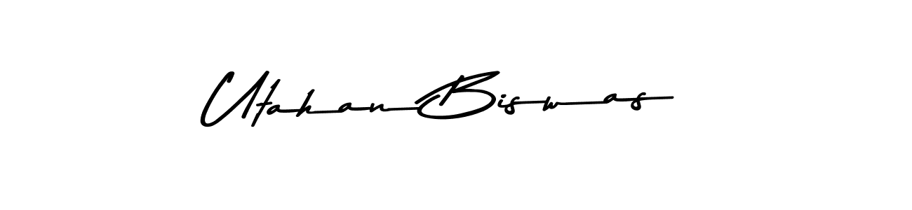 You can use this online signature creator to create a handwritten signature for the name Utahan Biswas. This is the best online autograph maker. Utahan Biswas signature style 9 images and pictures png