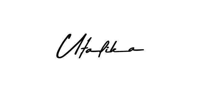 Check out images of Autograph of Utalika name. Actor Utalika Signature Style. Asem Kandis PERSONAL USE is a professional sign style online. Utalika signature style 9 images and pictures png