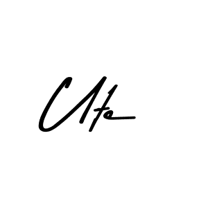 Make a beautiful signature design for name Ute. Use this online signature maker to create a handwritten signature for free. Ute signature style 9 images and pictures png