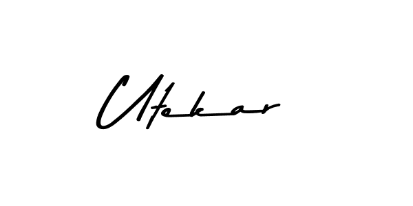 How to Draw Utekar signature style? Asem Kandis PERSONAL USE is a latest design signature styles for name Utekar. Utekar signature style 9 images and pictures png