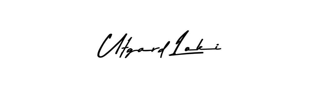 Design your own signature with our free online signature maker. With this signature software, you can create a handwritten (Asem Kandis PERSONAL USE) signature for name Utgard Loki. Utgard Loki signature style 9 images and pictures png