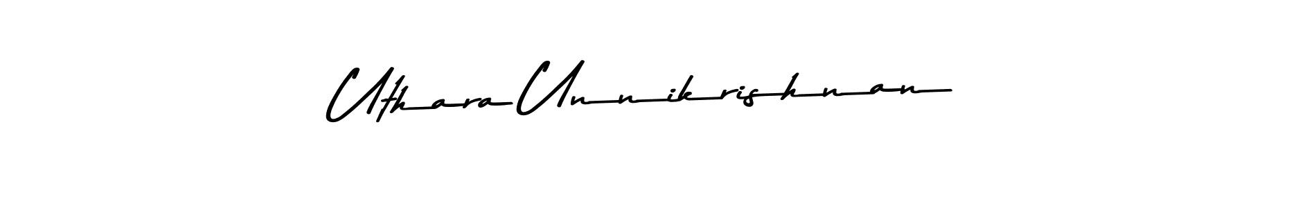 Use a signature maker to create a handwritten signature online. With this signature software, you can design (Asem Kandis PERSONAL USE) your own signature for name Uthara Unnikrishnan. Uthara Unnikrishnan signature style 9 images and pictures png