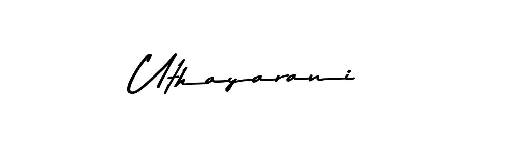 Uthayarani stylish signature style. Best Handwritten Sign (Asem Kandis PERSONAL USE) for my name. Handwritten Signature Collection Ideas for my name Uthayarani. Uthayarani signature style 9 images and pictures png