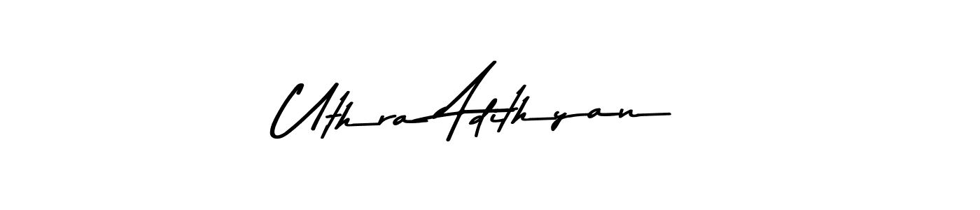 Also You can easily find your signature by using the search form. We will create Uthra Adithyan name handwritten signature images for you free of cost using Asem Kandis PERSONAL USE sign style. Uthra Adithyan signature style 9 images and pictures png