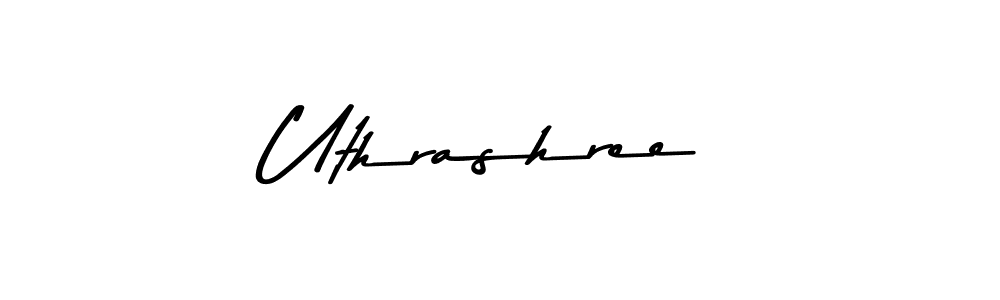Uthrashree stylish signature style. Best Handwritten Sign (Asem Kandis PERSONAL USE) for my name. Handwritten Signature Collection Ideas for my name Uthrashree. Uthrashree signature style 9 images and pictures png
