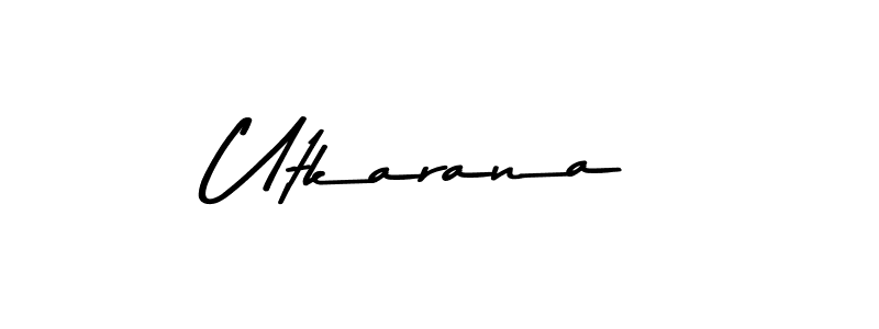 You can use this online signature creator to create a handwritten signature for the name Utkarana. This is the best online autograph maker. Utkarana signature style 9 images and pictures png