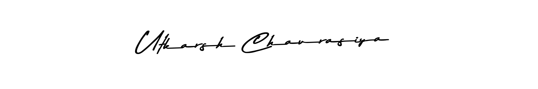 Here are the top 10 professional signature styles for the name Utkarsh Chaurasiya. These are the best autograph styles you can use for your name. Utkarsh Chaurasiya signature style 9 images and pictures png