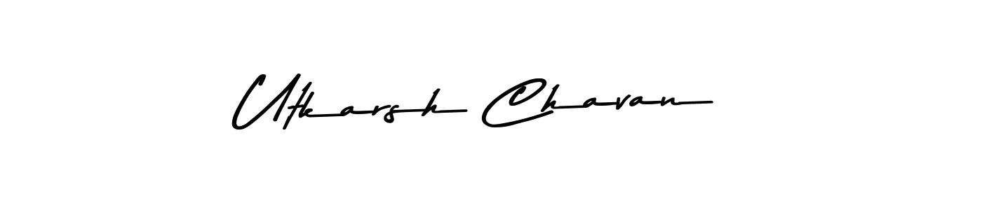 This is the best signature style for the Utkarsh Chavan name. Also you like these signature font (Asem Kandis PERSONAL USE). Mix name signature. Utkarsh Chavan signature style 9 images and pictures png