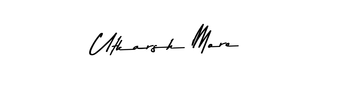 Make a short Utkarsh More signature style. Manage your documents anywhere anytime using Asem Kandis PERSONAL USE. Create and add eSignatures, submit forms, share and send files easily. Utkarsh More signature style 9 images and pictures png