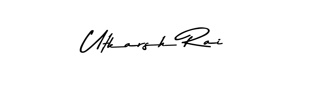 Design your own signature with our free online signature maker. With this signature software, you can create a handwritten (Asem Kandis PERSONAL USE) signature for name Utkarsh Rai. Utkarsh Rai signature style 9 images and pictures png